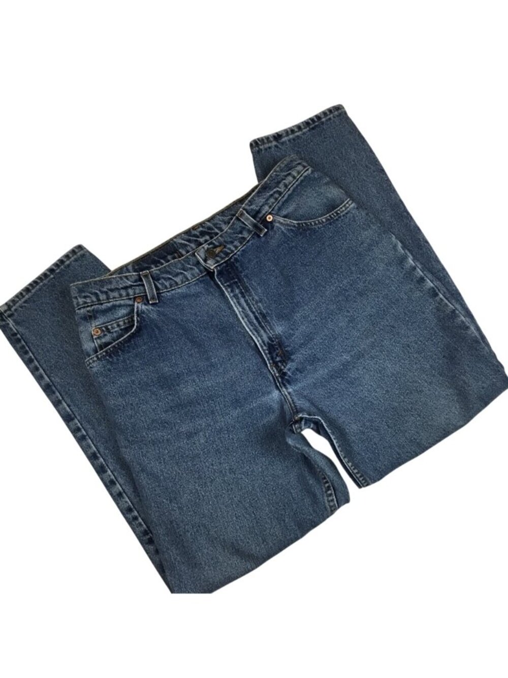 RARE VINTAGE LEVI’S 950 Orange Tab Relaxed Fit Tapered Leg Jeans Size 14 - Picture 13 of 15